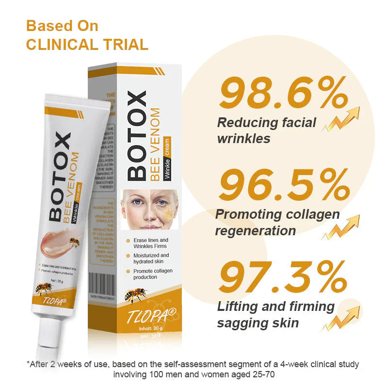 👨‍⚕️ Hergestellt und versendet in den DE ✅ Botox-Bienengift-Faltenentfernungscreme – LETZTER TAG 80 % RABATT