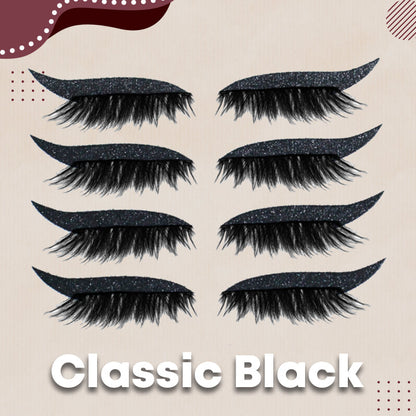 Wiederverwendbare Eyeliner und Wimpern zum Aufkleben